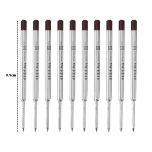 볼펜심 고급볼펜 서명펜 국제표준규격 G2 폭넓은 호환성 몽블랑 파카 등 블랙, 10개