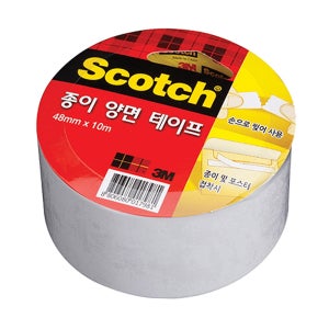 3M 스카치 종이 양면 테이프 4810 손으로 쉽게 잘라쓰는 48mmx10M