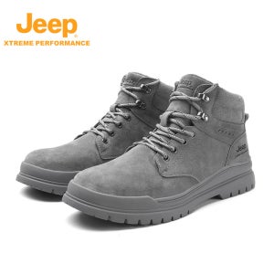 Jeep 등산화 남성 아웃도어 부츠 미끄럼 방지 오프로드 부츠 그레이