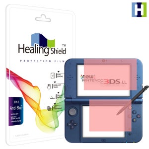 닌텐도 3DS LL 액정보호 블루라이트차단 시력보호 필름 상단 1매 하단 1매