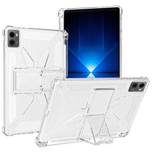 벌집패턴 스탠드 펜슬수납 범퍼 아키쉘 태블릿 케이스 stc164 투명, 레노버 리전 Y700 2-3세대