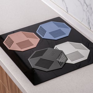 국산 플라이토 실리콘 인덕션패드 보호매트 덮개 커버 가드 깔개 냄비받침대 에어쉴드 22cm