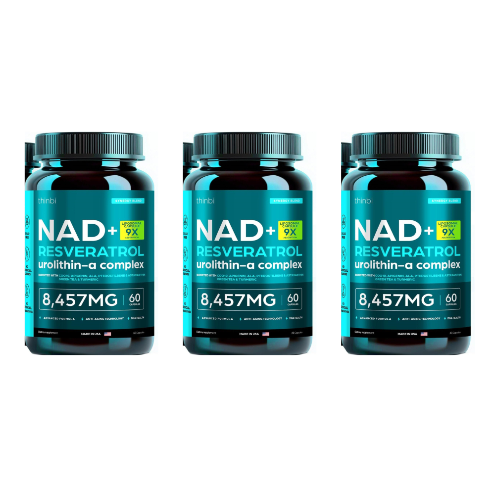 Thinbi <b>NAD</b> 리포좀 <b>레스베라트롤</b> 60개입 3개