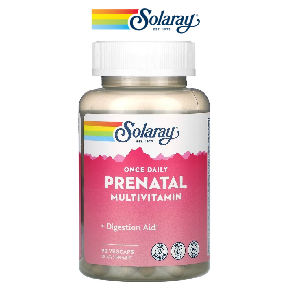 솔라레이 원스<b>데일리 프리네이탈 멀티</b>비타민 90베지캡슐