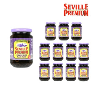 [수입직영몰] 세빌프리미엄 블랙올리브 슬라이스 365g, 12개