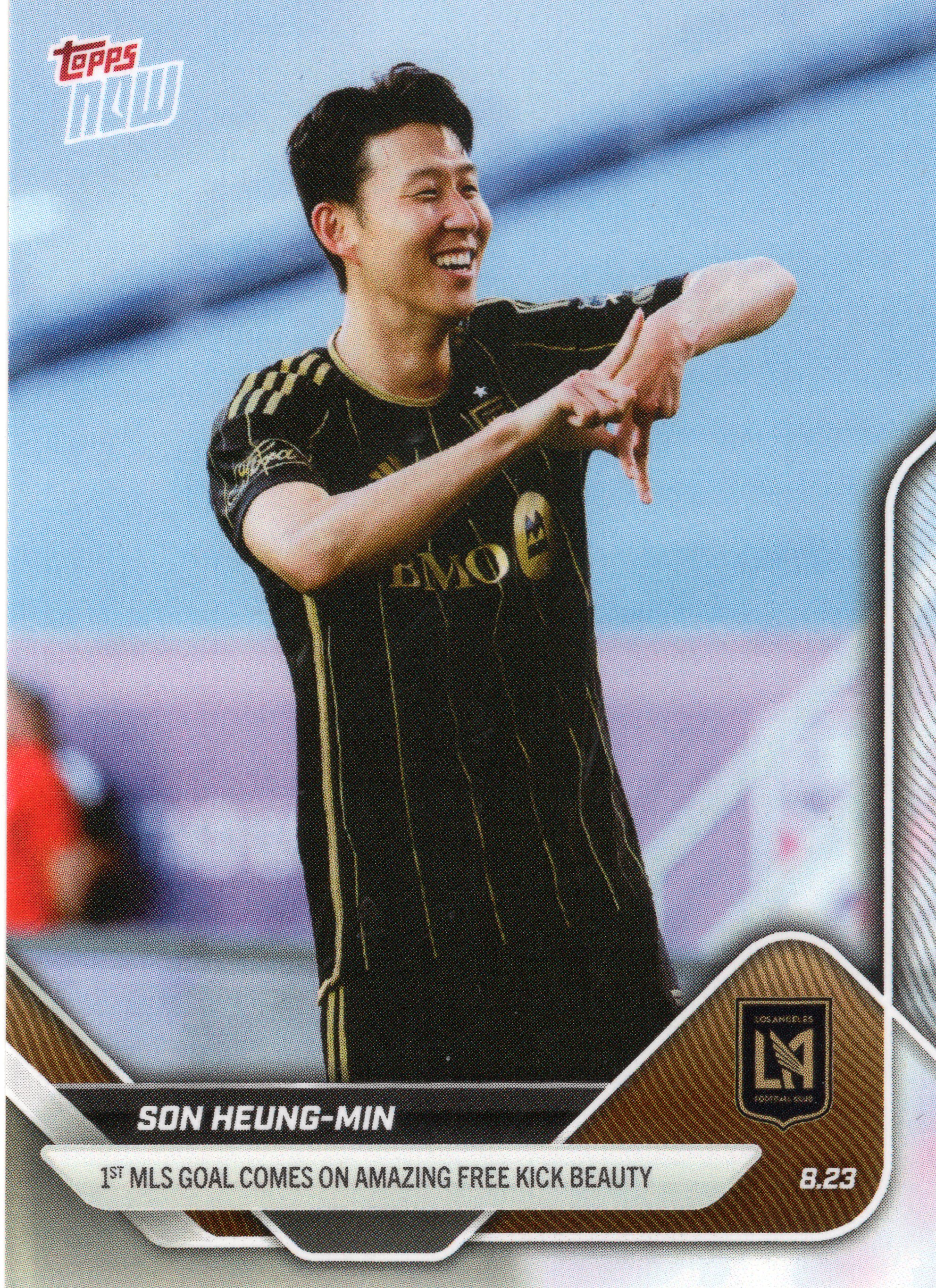 손흥민 축구카드 탑스나우 첫골 이미지베리에이션 2025 MLS 카드 6155
