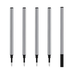 수성펜 서명펜 리필심 폭넓은 호환성 독일잉크 0.5mm 블랙, 5개