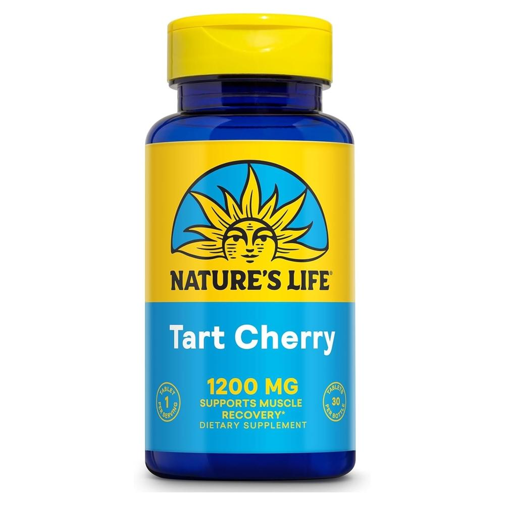 <b>네이쳐스라이프</b> Tart cherry 타르트체리 타트체리 1200mg 30 정 1팩A