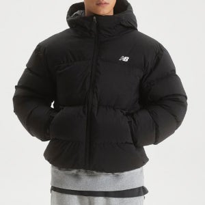 (국내매장판) 뉴발란스 숏패딩 UNI 액티브 숏 후드형 헤비 다운자켓 NBNPF41063