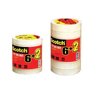 3M 스카치 테이프 리필 502-8 1808 3인치 18x20m (6+2롤)