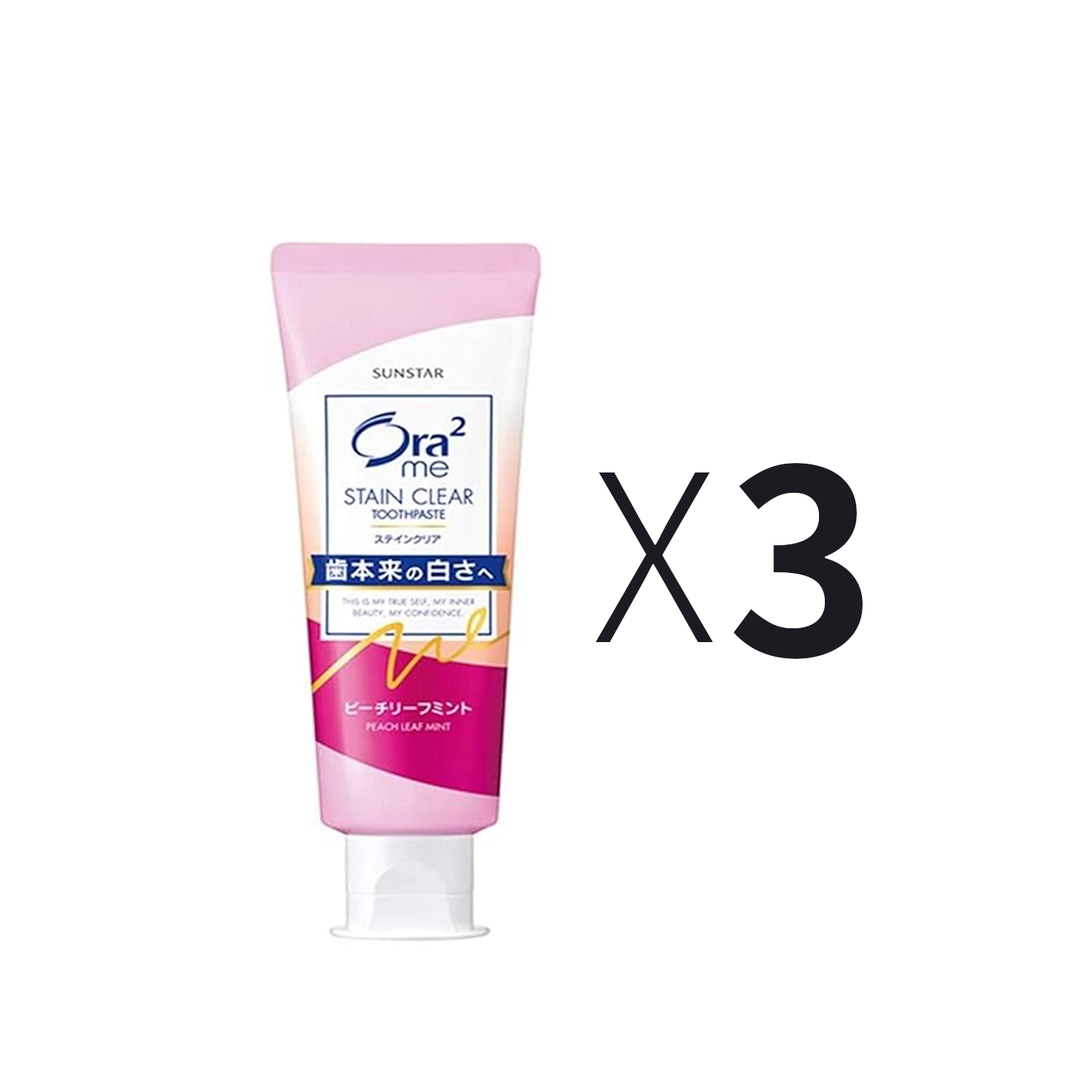 선스타 Ora2 일본치약 오라투미 복숭아향 130g, 3개