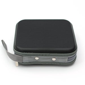 하드 CD케이스 40장 수납 블랙 손잡이 하드CD케이스