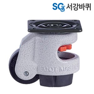 GDN 60F 높이 높낮이 조절 레벨 레벨링 조절좌 가구 바퀴 캐스터 지덕산업 풋마스터
