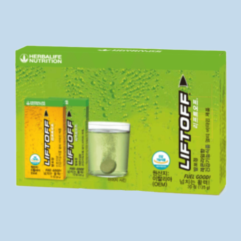 <b>허벌라이프</b> 리프트오프 오렌지 레몬라임 30정 1개 <b>면역력</b> 증진에 도움