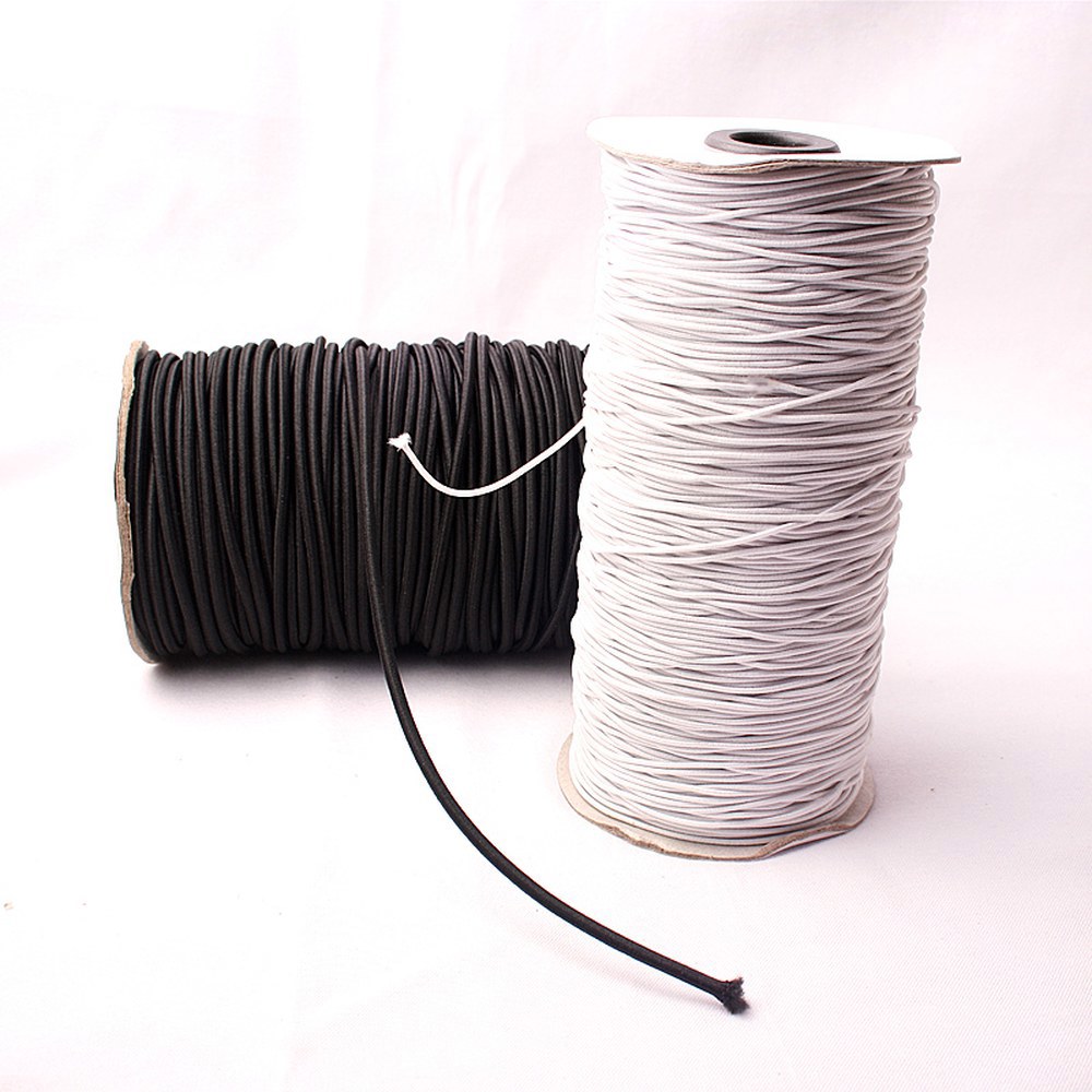 삽입 M 5MM 강력한 6MM 고무줄 DIY 2MM 도구 4MM 재봉 화이트 1mm 10m