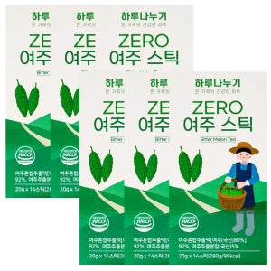 하루나누기 ZERO 여주 즙 여주 스틱 20gX14포 6박스