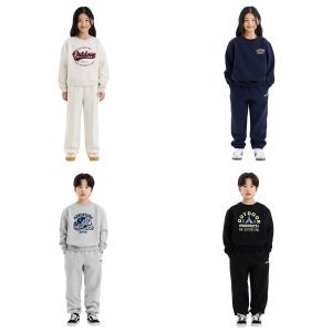 코스트코 아웃도어 프로덕츠 아동 키즈 맨투맨 기모 상하의 세트 바지 겨울 운동복