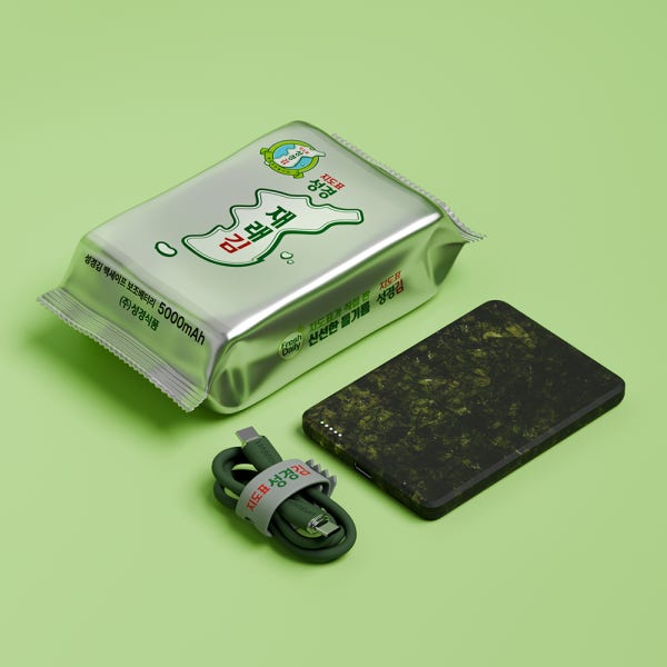 미니덕트 성경김 맥세이프 보조배터리 5000mAh