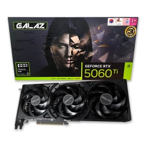 갤럭시 GALAX 지포스 RTX 5060 Ti BLACK 3X D7 16GB DUAL HDMI