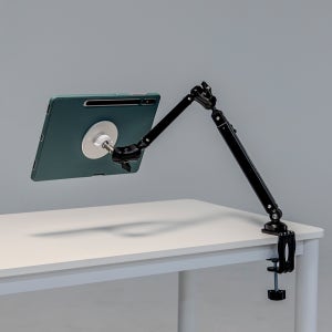 아이패드 맥세이프 갤럭시탭 마그네틱 탁상형 클램프 스탠드 태블릿 거치대 블랙, 플렉사클램프거치대(CB)