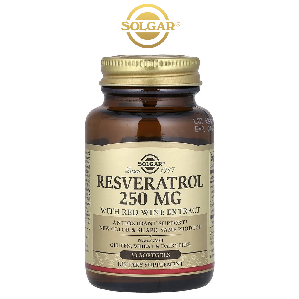 솔가 <b>레스베라트롤 레드와인 추출물</b> 30소프트젤