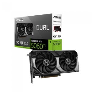 ASUS DUAL 지포스 RTX 5060 TI OC D7 16GB 인텍앤컴퍼니