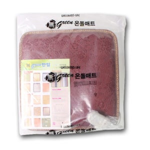 전기 온돌 방석 발열 매트 국내산 45x45 사무실 1인용 휴대용 캠핑 엉뜨