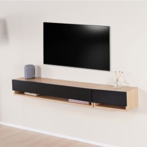 벽걸이 거실장 셋톱박스 협탁 세트 EB