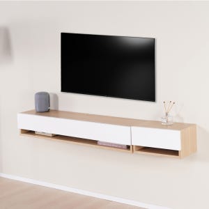 벽걸이 거실장 셋톱박스 협탁 세트 EW