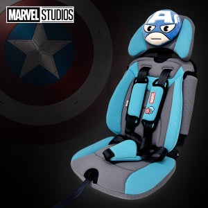 마블 프리미엄 휴대용 주니어 카시트 ISOFIX 특허출원 캡틴아메리카