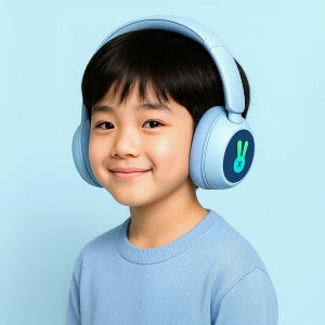 디알고 어린이안전 청력보호 LED 블루투스 유무선 키즈헤드폰 BH10CK