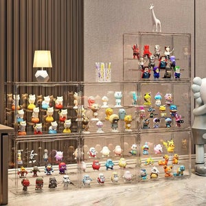 키링보관함 피규어장식장 레고 케이스 진열장 보관함 소형 디스플레이 케이스 클린디스