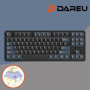 다얼유 EK87 PRO 8K 블랙, 저소음 마쉬멜로축, 45g