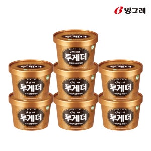 [500원 적립] 빙그레 투게더 오리지널 바닐라 900ml 7개 아이스크림