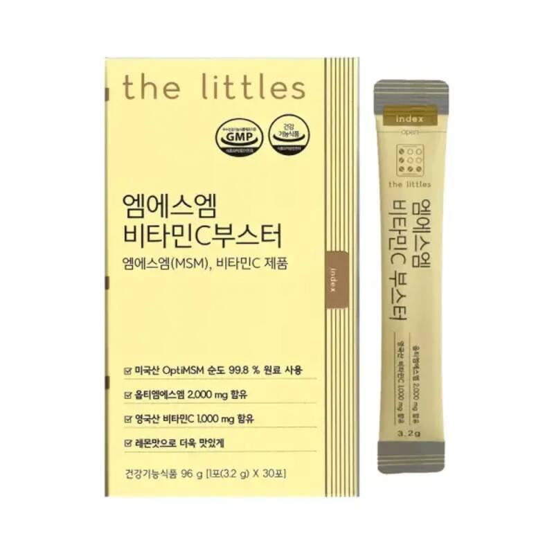 메온셀 <b>더리틀스</b> 엠에스엠 <b>비타민C</b>부스터 3.2g x 30포 1개 / 써클