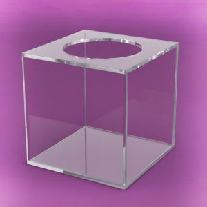 투명 응모함 박스 상자 아크릴 추첨함 모금함 투표함 주문제작 3T 100