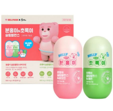 <b>GRN</b> 분홍이 초록이 슬림밸런스 벨리곰 기획세트