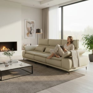 리안 베르디 무빙 슬라이드 독일 오킨 모터 이지클린 소파 4인, 3인