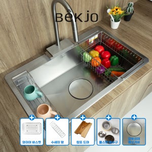 [설치비 이벤트중] 백조 깜뽀르테 8535 프리미엄 사각싱크볼 3.5T 리폼볼 싱크대교체 인셋