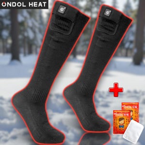 충전식 발열양말 더 블랙 온열 온도 조절 온돌히트