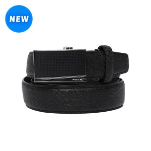 [레노마 포체벨트]블랙 메탈포인트 소가죽 남자 허리 정장 자동벨트