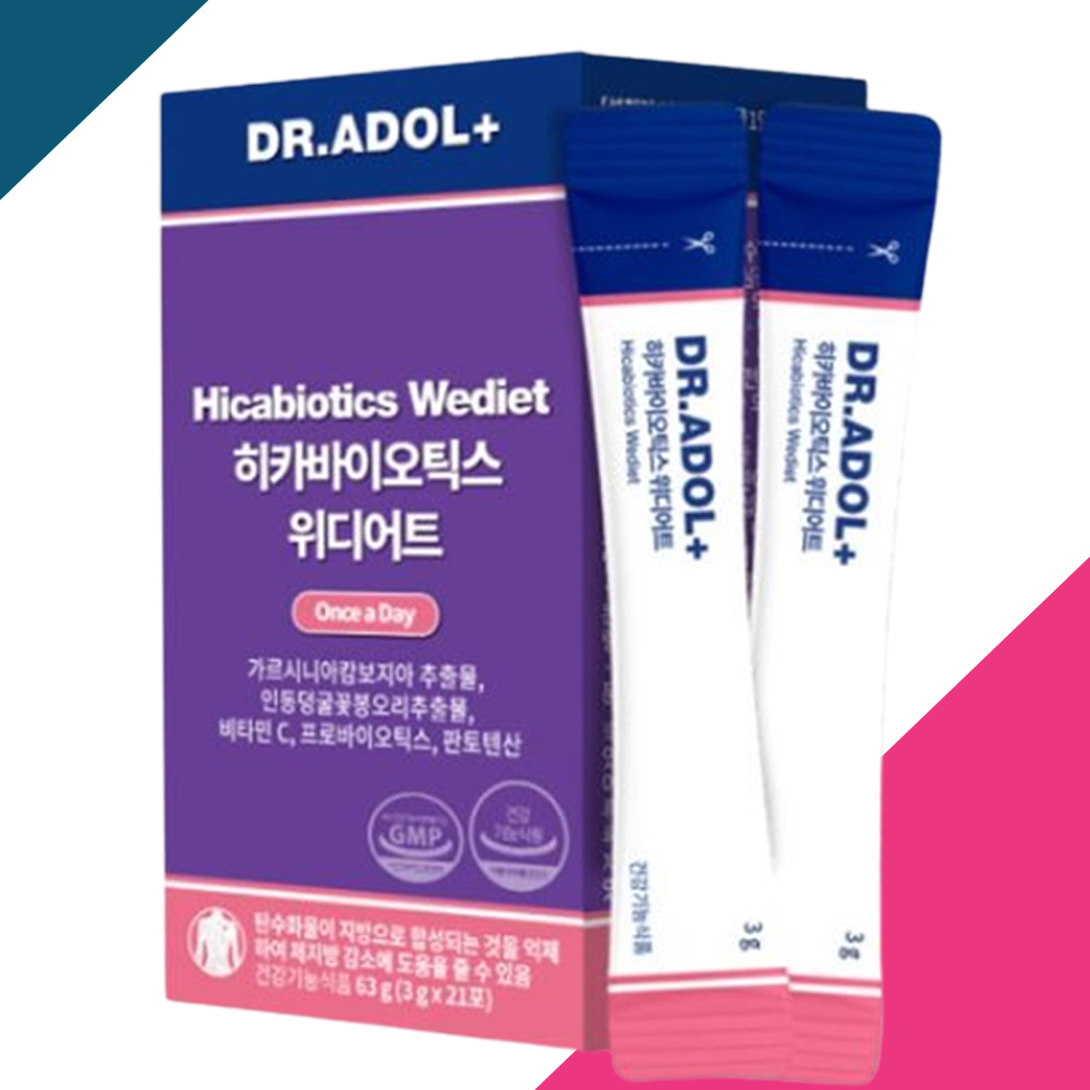<b>닥터아돌</b> 히카바이오틱스 위디어트 다이어트 보조제 <b>가르시니아 캄보지아</b> 함유