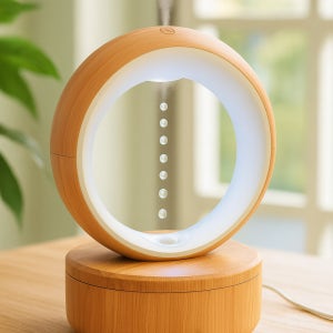 머레이 세척편한 물멍 가습기 무중력 물방울 초음파 미니 680ml 우드