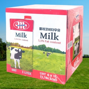 믈레코비타 멸균 우유 1000ml 아이러브밀크 코스트코 폴란드산 수입우유 카페 재료