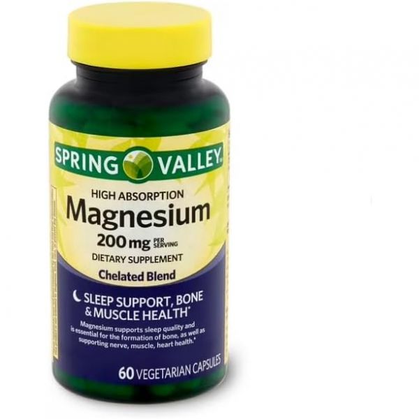 <b>불안</b> <b>스프링 밸리</b> 마그네슘 – 200mg 캡슐 경험하세요. 200mg으로 와 최고