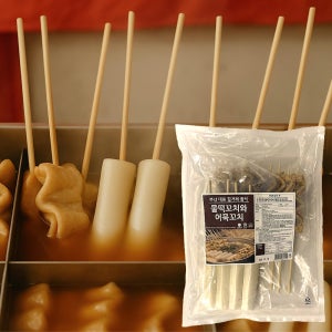부산명물 물떡꼬치 어묵꼬치 556g 소스포함 세트 쌀 가래떡 오뎅탕 밀키트