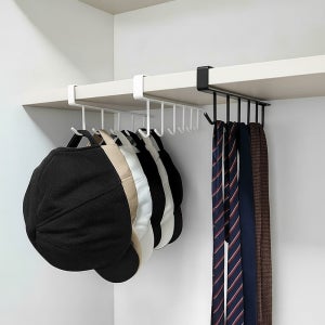 문걸이 도어 행거 옷걸이 모자 벨트 책가방 다용도 걸이 방문 무타공 보관 정리