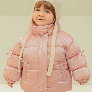 [삠뽀요] 샤인리본패딩점퍼(2컬러)