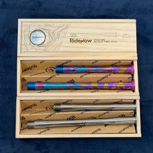 자전거 울트라 라이트 초경량 티타늄 디스크브레이크용 쓰루 액슬 26g