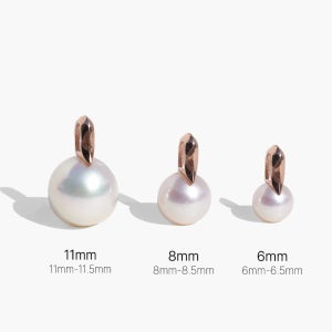 14k 18k 리프 Leaf 담수진주 펜던트 6mm 8mm 와이프 엄마 선물